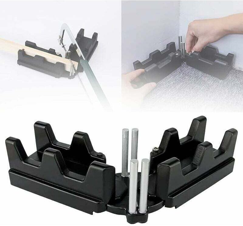 2-in-1-Gehrungsmess-Schneidwerkzeug, Messwinkel, Schneid- und Gehrungssägewerkzeug, präziser Gehrungssägen-Winkelmesser,