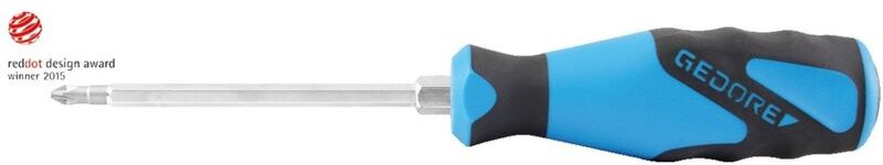 Gedore - 2160SK ph 1 3K-Schraubendreher mit Schlagkappe Kreuzschlitz ph 1