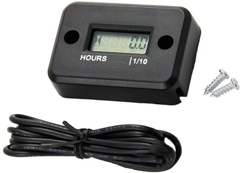 Csparkv - LCD-Display, digitaler Stundenzähler, Timer für Quad, Motorrad, Schneemobil, Motocross, Pitbike, Rasenmäher, T...