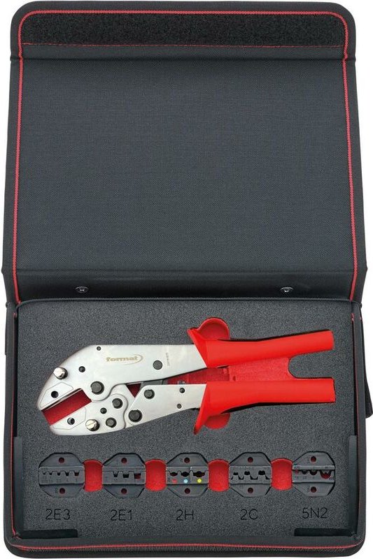 Crimpwerkzeug-Set mit Wechseleinsätze, 5-teilig - Format