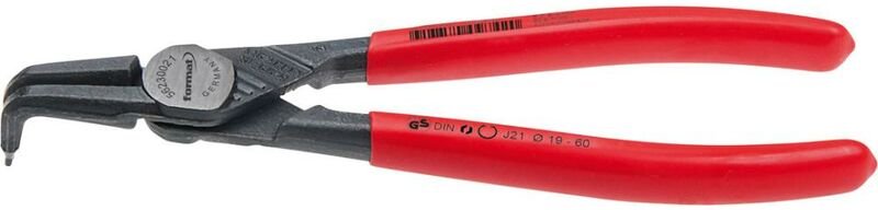 FORMAT Sicherungsringzange gebogen J21 165mm Innen