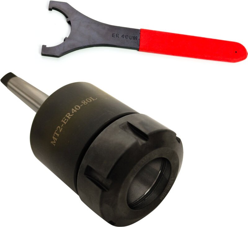 Thumbnail - Dema - Spannzangenfutter ER40 / MK2 Spannzange Futter Kegellänge 80mm für Drehmaschine