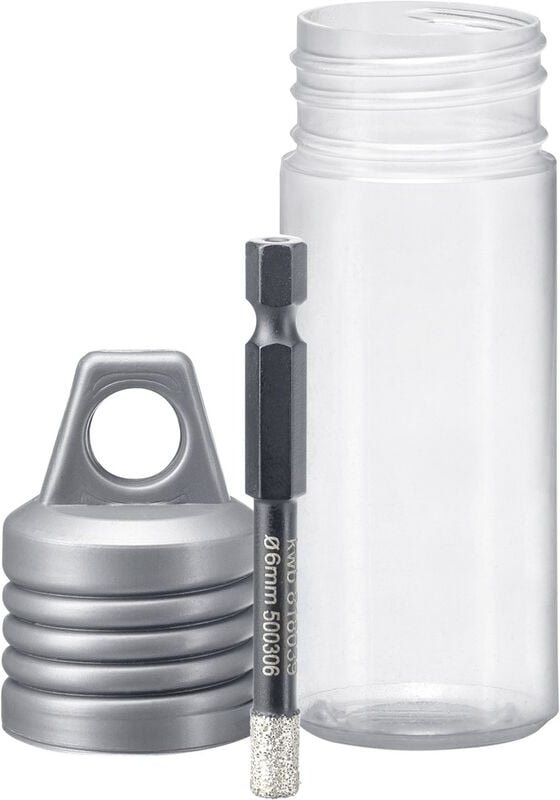 KWB - hm Fliesenbohrer 6-Kant 6 mm 500306 Fliesenbohrer 1/4' (6.3 mm), Sechskantschaft 1 St.