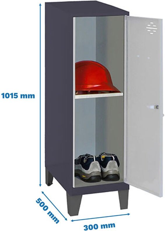Simonrack Simonlocker Dism Metall-Schrank grau 1015x300x500