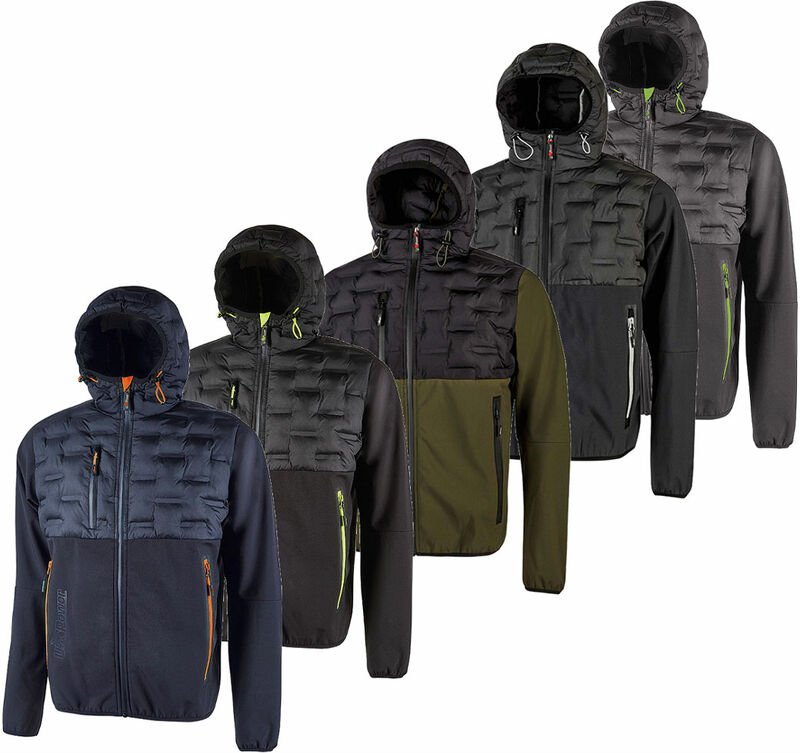 UPower Spock Arbeitsjacke - L - Dunkelgrau