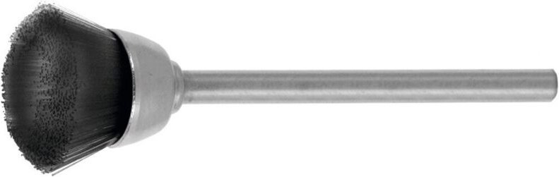 Lessmann Miniatur-Topfbürste Naturborsten (schwarz), Bürsten-⌀ 15 mm