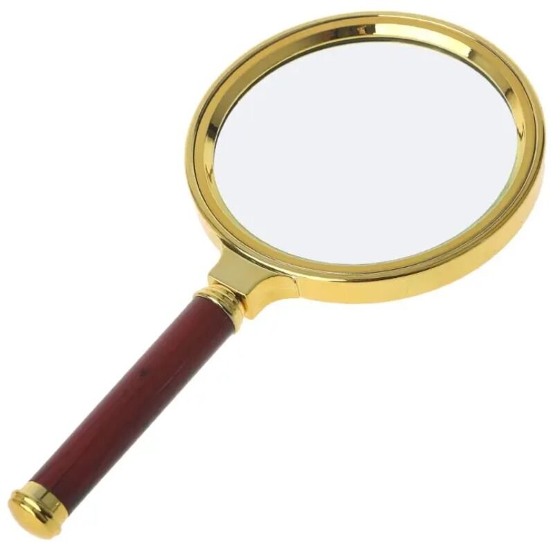 Tragbare Lupe, 90 mm, 10-fache Vergrößerung, zum Lesen und für Schmuck, 1 Stück