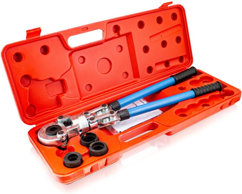 Rohrpresszange Presszange Handpresszange 60kN für Alu Verbundrohr TH-Kontur bis 16-20-26-32mm