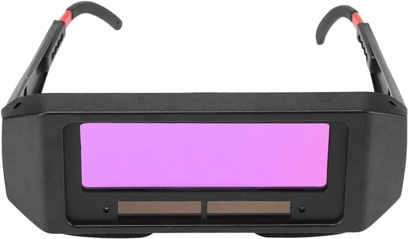 SNQ - Solarbetriebene Schweißbrille mit automatischer Verdunkelung, Schweißerbrille, Sicherheitsschutzhelm mit verstellb...