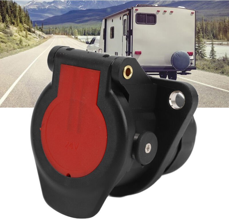 24V 15-poliger Anhängerstecker-Adapter. Stabile Leistung für Wohnwagen, Boote und Wohnmobile.