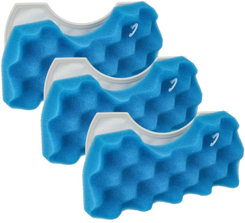 Filter-Set Ersatz für Samsung VCA-VM45P, DJ97-01040C, VM-45P für Staubsauger - 6x Filter (Schaumstoff-Filter, Mikrofilte...