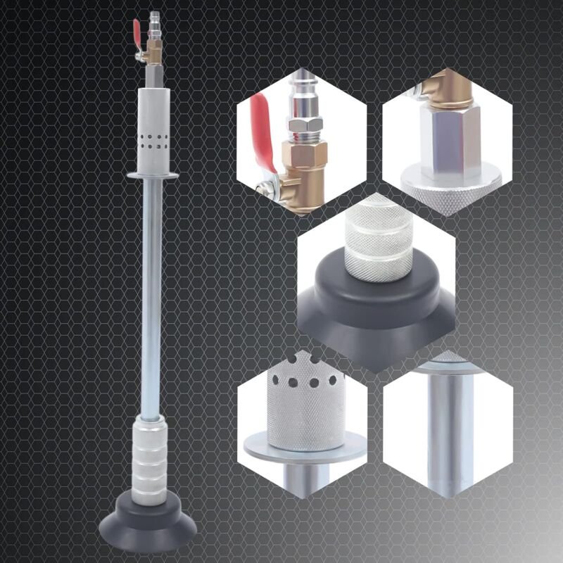 Car Dent Puller Kit,Schwerer Pneumatischer Ausbeulhammer Ausbeulhilfe Auto Karosserie Reparatur Saugnapf Ausbeulhammer W...