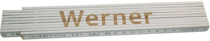 Zollstock Werner 2 m weiß Zollstock