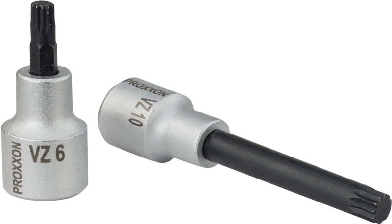 Proxxon - 1/2'- Vielzahn-Einsatz vz 10, 55 mm lang - 23323