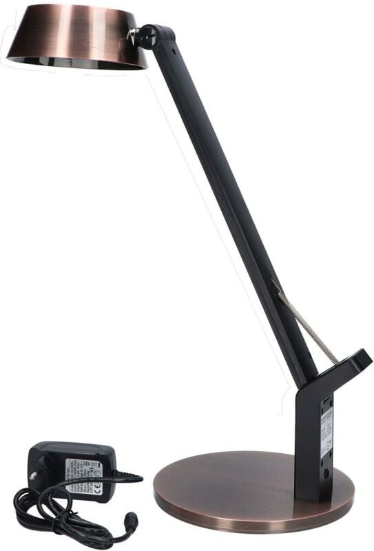 GlowPro 8W Dimmbare LED-Tischlampe Kupfer - Maxcom