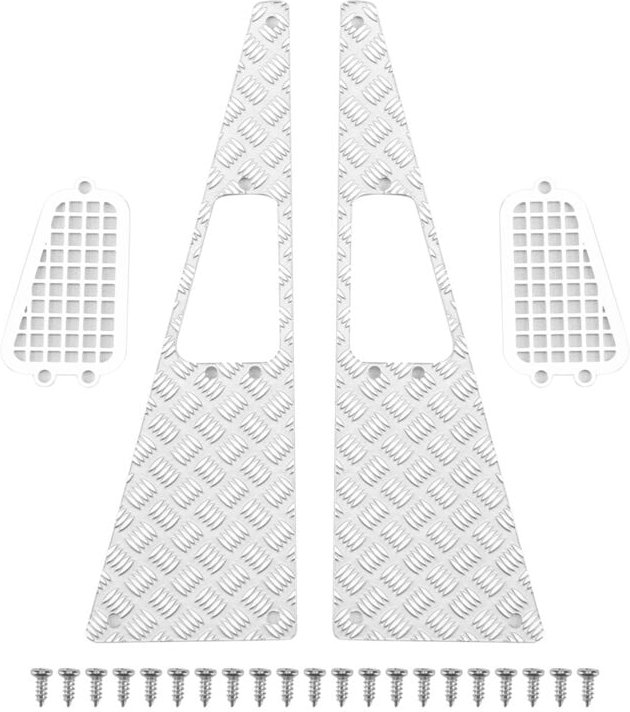 für MN D90 D99S MN99S 1/12 RC Auto Upgrade Teile Metall Antiblockieren Platte Einlass Gitter ZubehöR