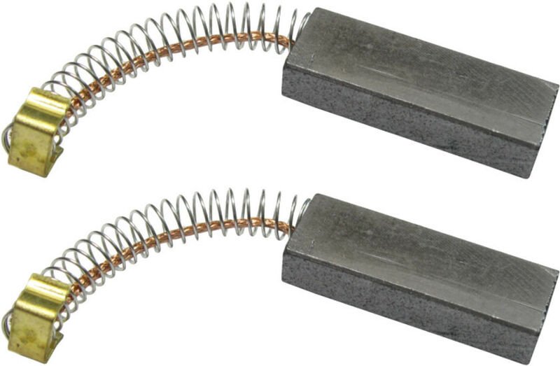 2x Kohlebürsten Motorkohlen 30mm x 11mm x 6mm Kohlestifte Motorbürsten Schleifkohlen Carbonbürste mit Kupferdraht und U-...