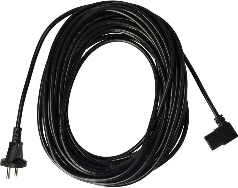 vhbw Stromkabel kompatibel mit Kirby G3, G4, G10 Sentria, G5, G6, G7 Ultimate, G8 Diamond Staubsauger - 15 m Kabel, Ansc...