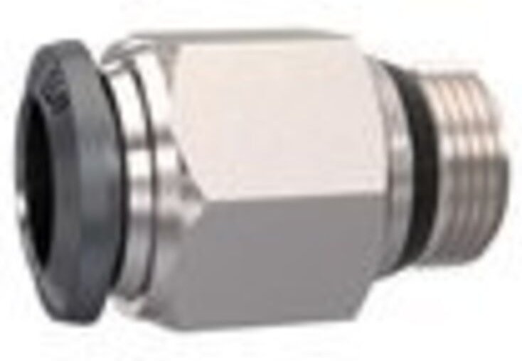 Ger. Steckverschraubung »universal short« 1/4, Schl.6, kon.dicht. - Riegler