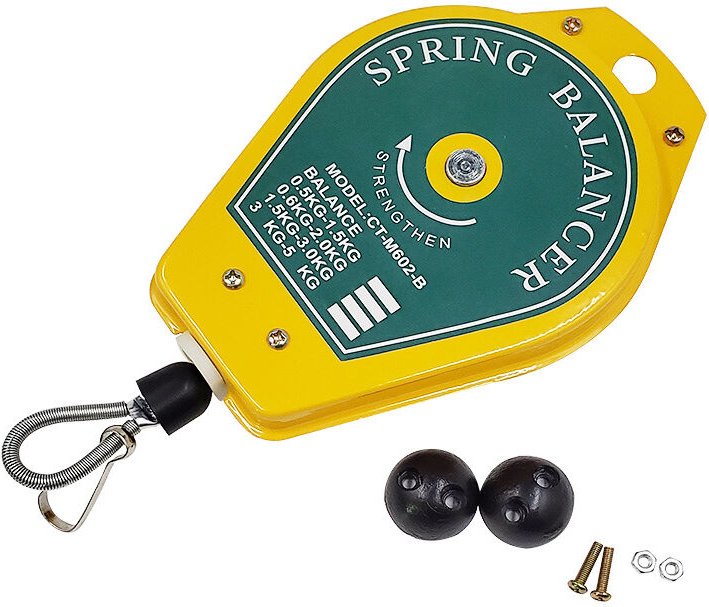 Aougo - Einziehbares Federausgleichswerkzeug, Federausgleichs-Hängehalterung für Montagelinie (0,5–1,5 kg)