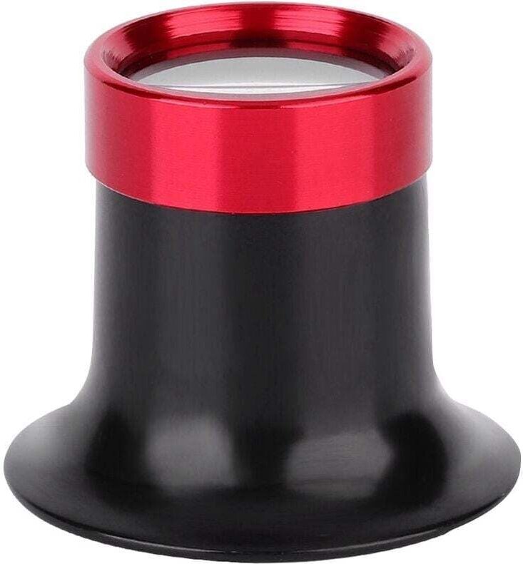 Lupa de aleación de aluminio para reparación de relojes (10X)