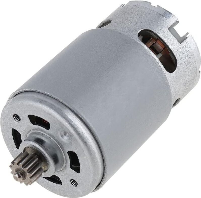 Thumbnail - RS550 12V 23000 U/min Gleichstrommotor mit 12 Zähnen, zwei Geschwindigkeiten und hohem Drehmomentgetriebe für elektrisch...