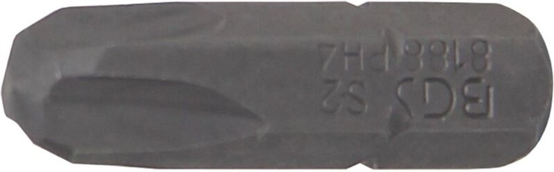 Bit Länge 25 mm Antrieb Außensechskant 6,3 mm (1/4') Kreuzschlitz PH4