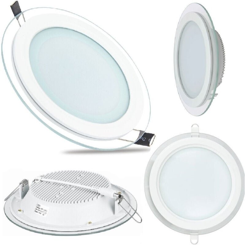 Trade Shop Traesio - Trade Shop - 12W klarglas runde led-einbaustrahler weisses licht -