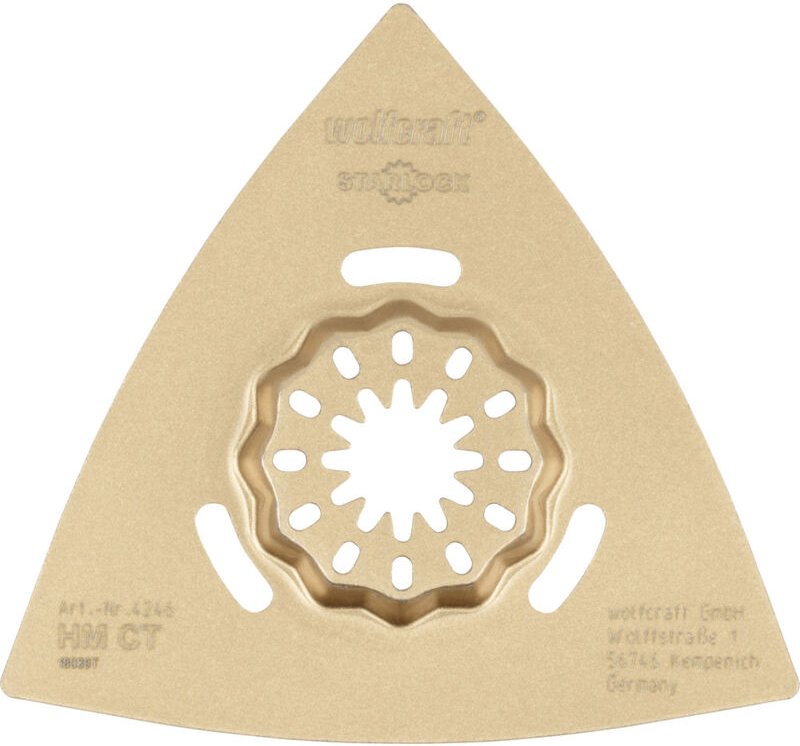 Wolfcraft Schleifplatte Delta 80 mm hm sl Schleifplatte