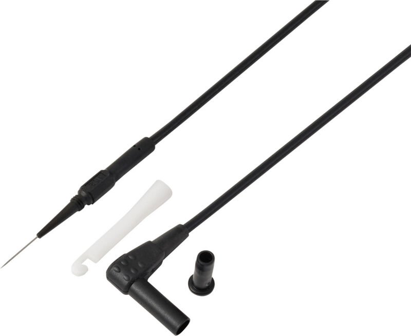 VOLTCRAFT MSL-520 sw Messleitung 4 mm-Stecker Messnadel 0.7 mm 1.5 m Schwarz 1 St.