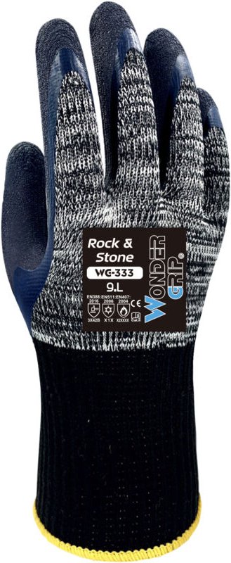 Thermo-Schnittschutzhandschuh WONDER GRIP ROCK & STONE WG-333 Latex Nylon 7/S