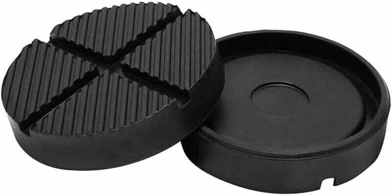 Lablanc - 2-teiliges Wagenheber-Pad, Gummi-Wagenheberblock mit Kreuzschlitz, Hebescheiben-Pad-Werkzeug, für Wagen und He...