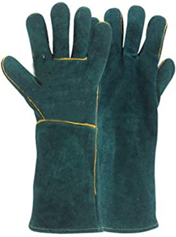 Beißfeste Haustierhandschuhe mit Volllederfutter, verlängerter Lederverschweißung, kratzfest