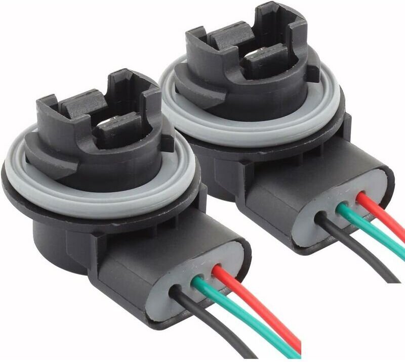 T25 3157 Lampensockeladapter für Kfz-Bremslichter (2 Stück) 2 Laschen