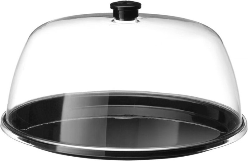 Rundes Buffet-Präsentationstablett mit Deckel, Durchmesser 300 mm - Hendi 203569