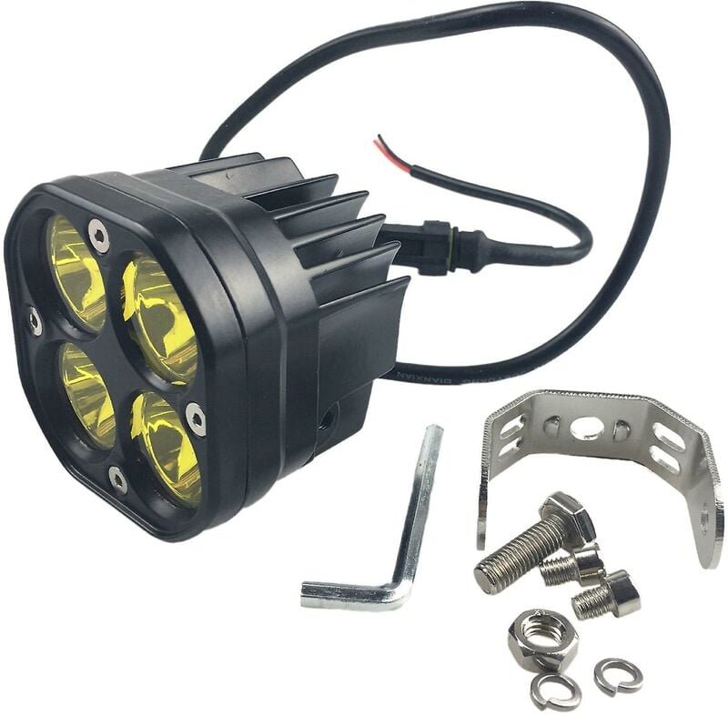 Woosien - 3-Zoll-LED-Lichtleiste, Fahrlichter, LED-Pods, Spot-Off-Road-Lichter, Nebelscheinwerfer für LKW-Autofahren