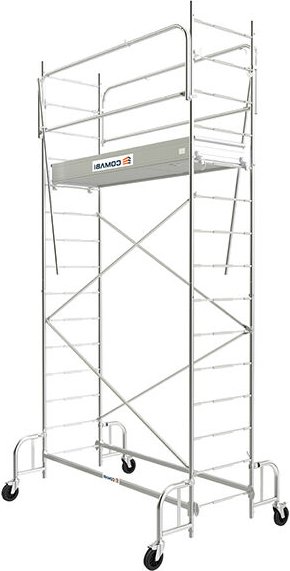 Tubesca Comabi - Rollgerüst aus Stahl selbsttragend - Maxi Arbeitshöhe 3.80m - 3140018