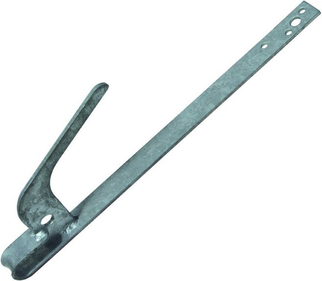 Flacher Sicherheitshaken Dimos verzinkt - lg 600 mm - 31316