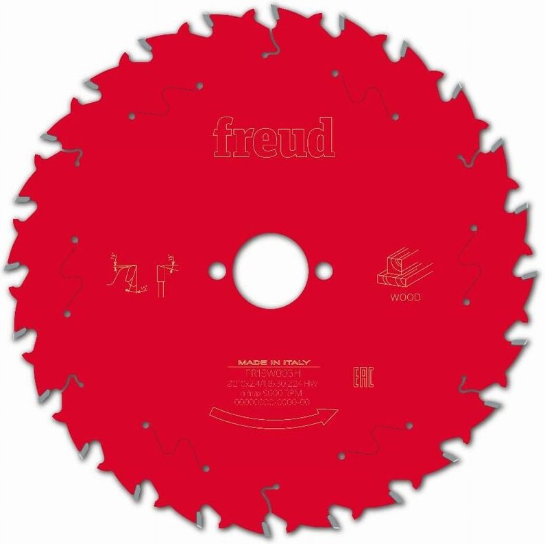 Freud - Sägeblatt für Handkreissäge Ø210 2,4/1,8 AL30 Z24 ba 15° - F03FS09725 -FR15W003H