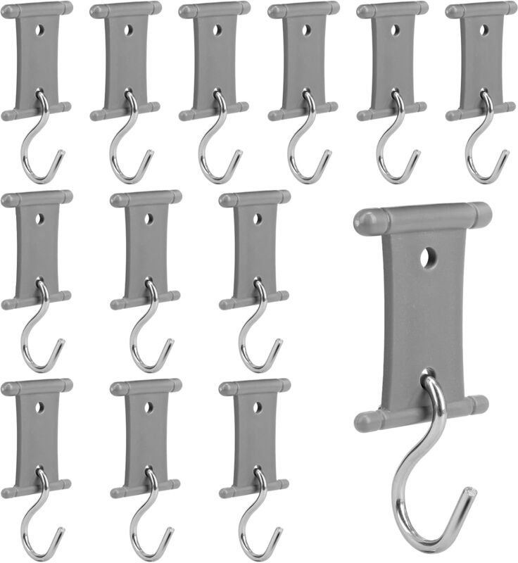 Sollbry - 16 Stück Markisenhaken für Wohnmobil, Wohnwagen, Campingzelt, drinnen und draußen, für 5/6 mm und 7/8 mm Schie...