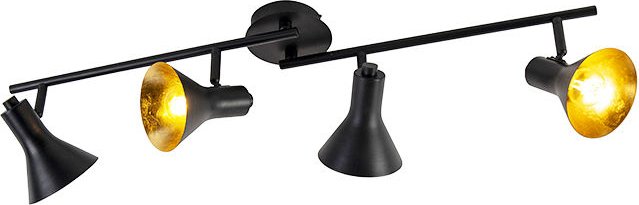 Thumbnail - Modernes Punktschwarz mit Gold 4-Licht - Magno