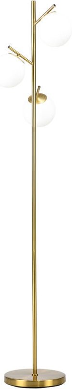 Stehleuchte, Stehlampe, 40 w Standlampe mit 3 E27 Fassungen, Standleuchte mit 3 Lampenschirmen aus Glas, für Wohnzimmer,...