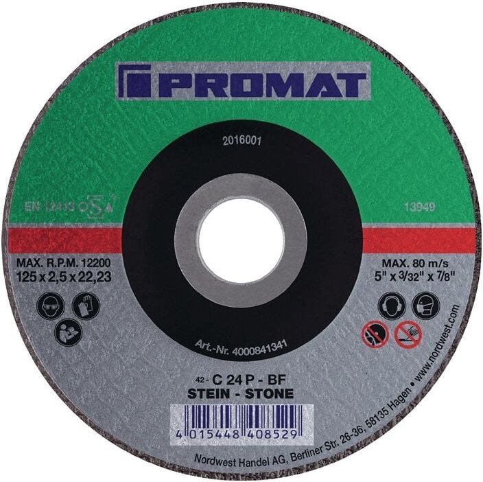 Thumbnail - U-power - promat Trennscheibe D230x3mm gerade Stein Bohrung 22,23 mm