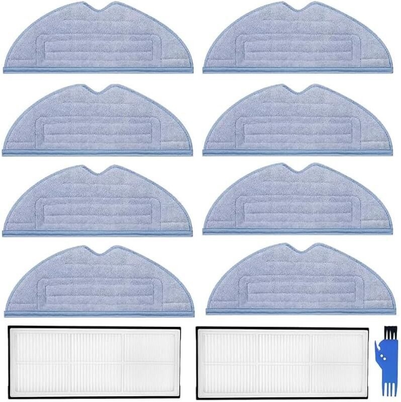 FOREHILL 11-teiliges Zubehörset für Roborock S7/ S7 MaxV/ S7 MaxV Ultra/ S7 Pro Ultra/ S7 MaxV Plus/ G10s Pro, 2 HEPA-Fi...