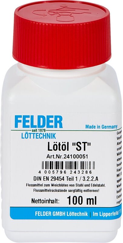 Felder "ST" Lötöl Inhalt 100 ml F-SW 11