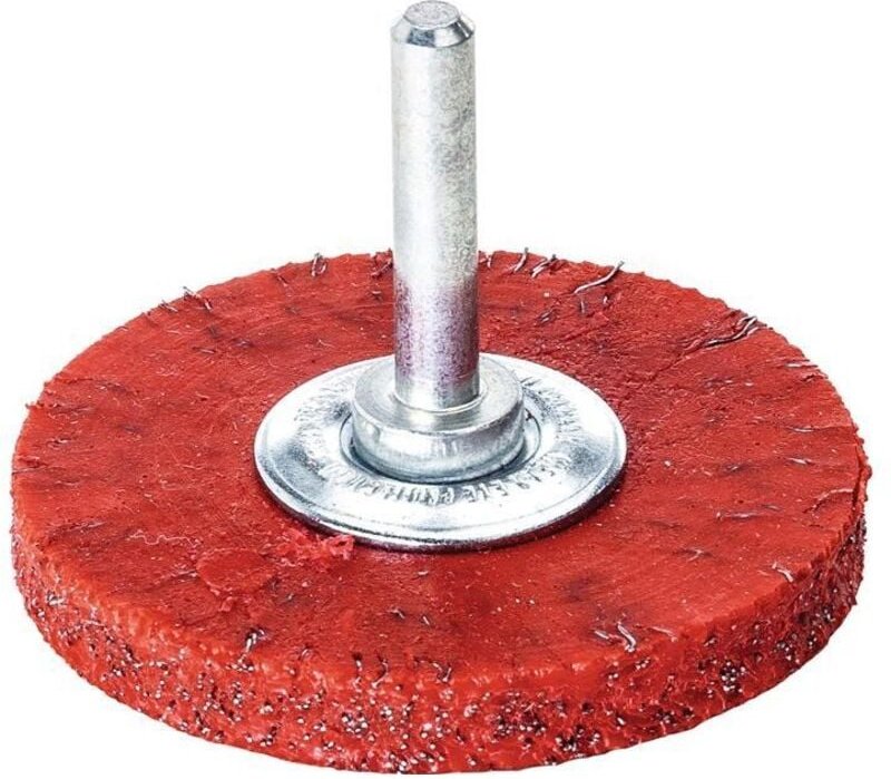 Lessmann ® - Sicherheits-Rundbürste ø 60 mm Drahtstärke 0,3 mm Stahl 8 mm 15000 min-¹