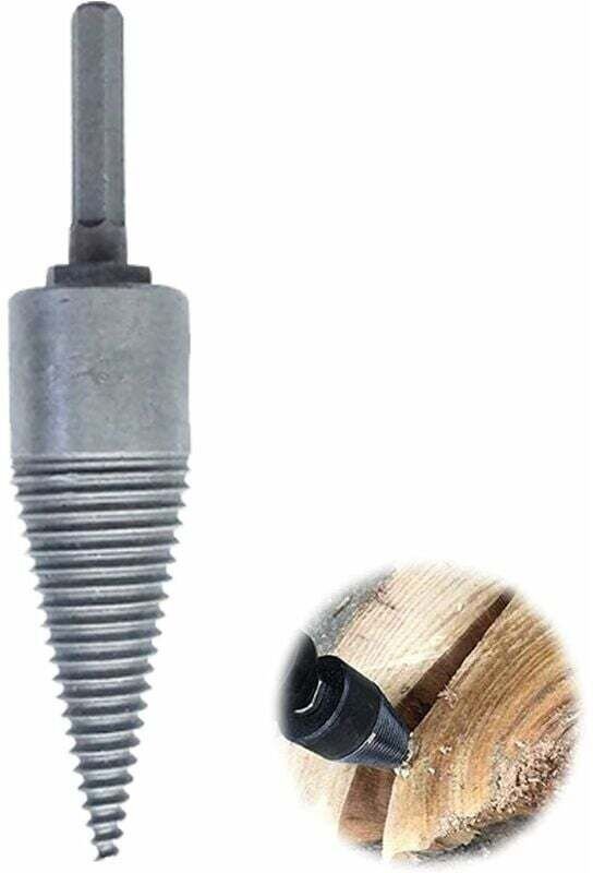 Sechskant-Holzspalter, robuster Holzspalter, Hochgeschwindigkeits-Torsionsbohrer für die Holzbearbeitung, Holzspaltschra...