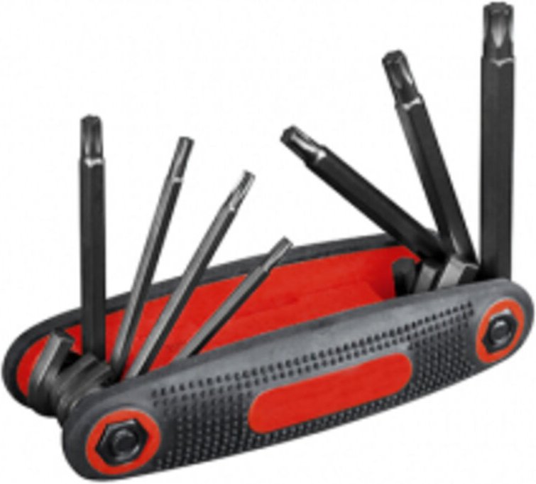 Torx-Schlüssel mit Zweikomponenten-Griff, Eigenschaften T9 bis T40