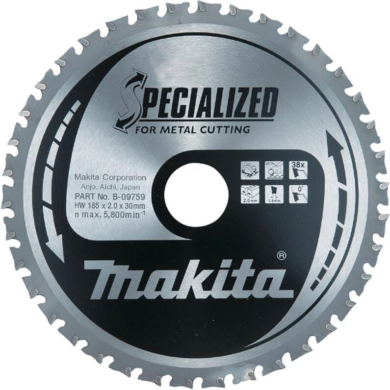 Thumbnail - Sägeblatt Metall 185 x 30 mm • 38 Zähne - Makita