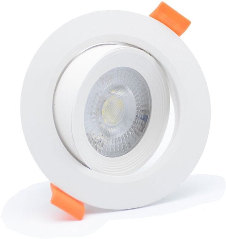 Duralamp - runder LED-Einbaustrahler 7W 4000K 40° Weiß D307TNW